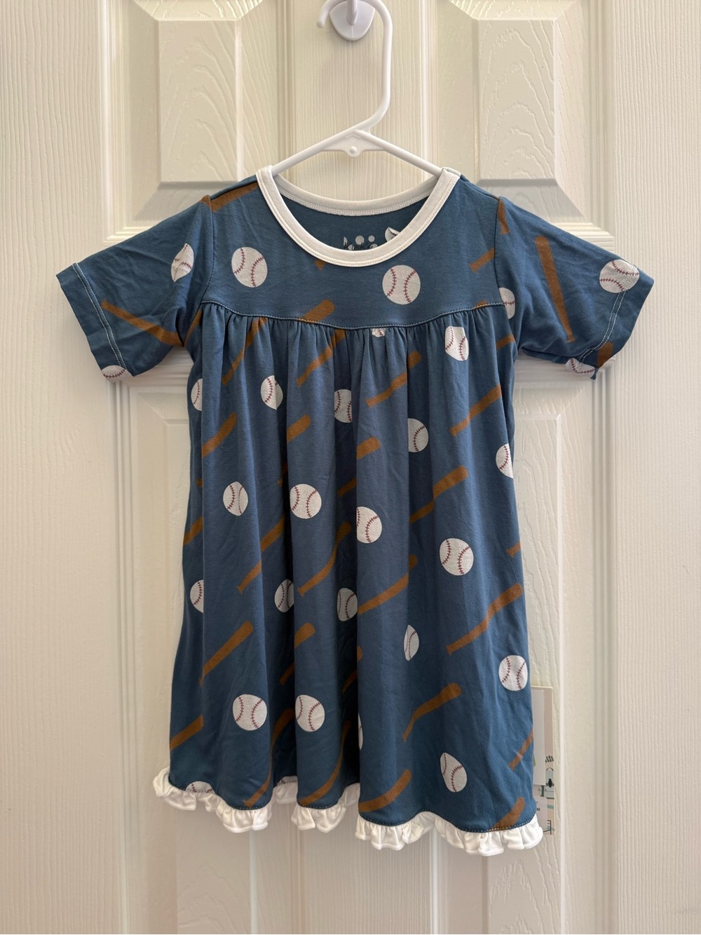 NWT Kickee Pants Baseball Swing Dress